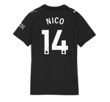 Manchester City Nico Gonzalez #14 Koszulka Wyjazdowa damskie 2025-26 Krótki Rękaw